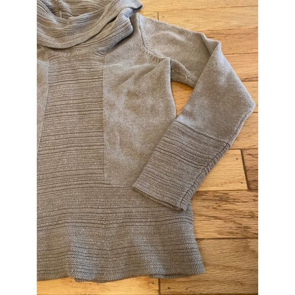 Calvin Klein, women's being cowl neck long sleeve pullover cotton sweater sz med - Picture 3 of 9